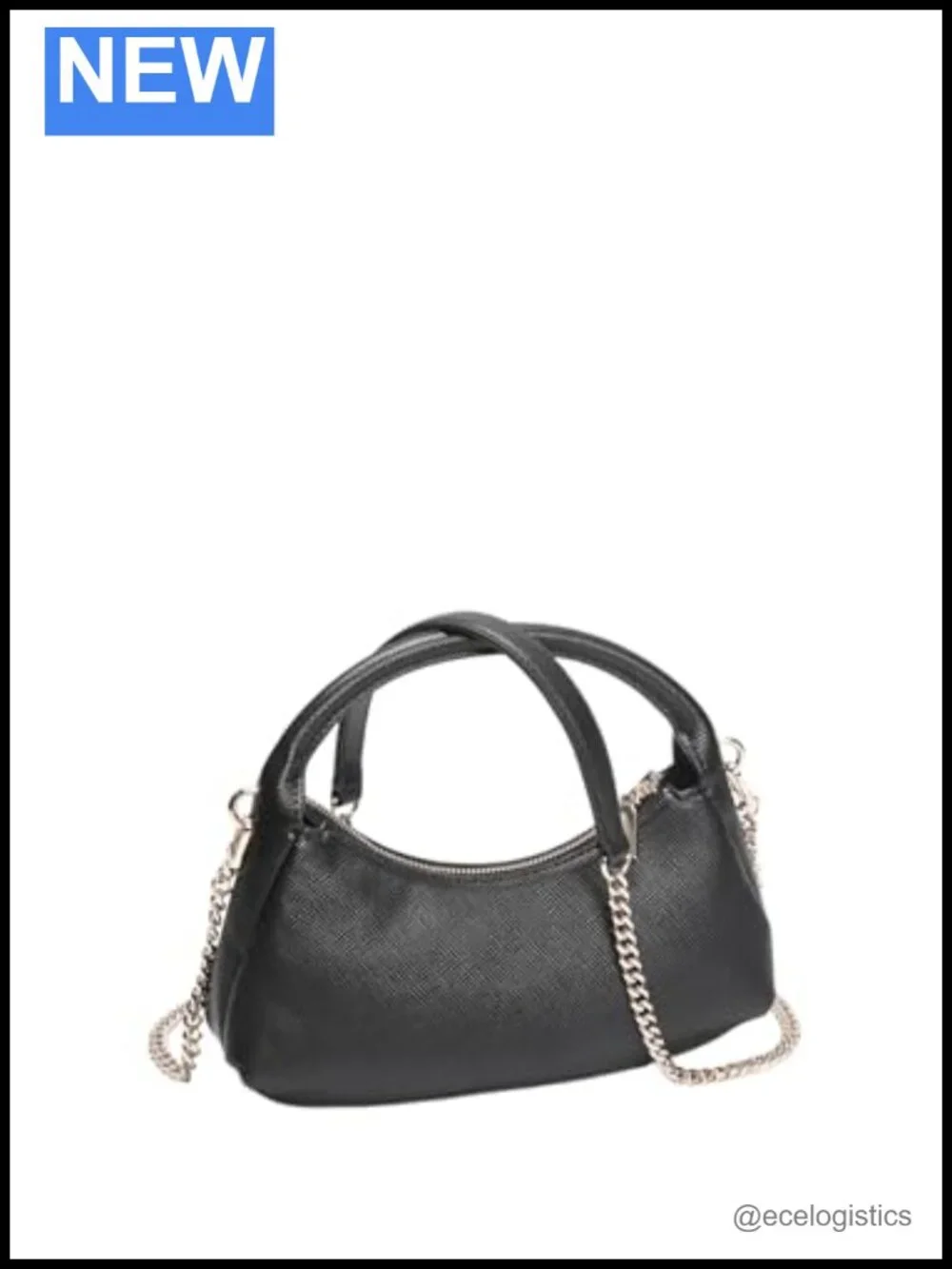 Gilda Mini Hobo Polyurethane Shoulder Bag Detachable Crossbody Strap